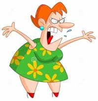 angry lady